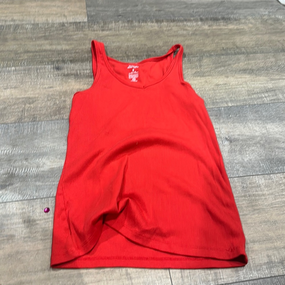 Red tank top